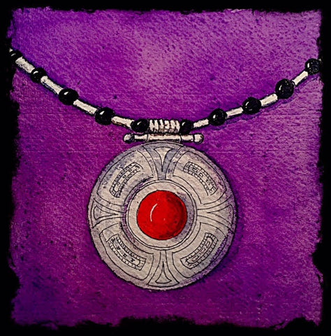 64 Another Pendant Necklace 2018 (No.1) FRAMED