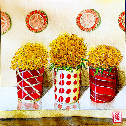 230 Three small Vases July ‘19